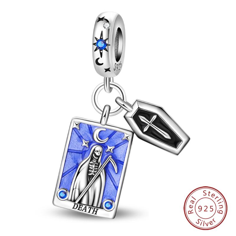 Charms Kupfer Tarotkarte Rad des Schicksals Gerechtigkeit Der Kaiser Anhänger Passend für Armbänder Halskette DIY Schmuck