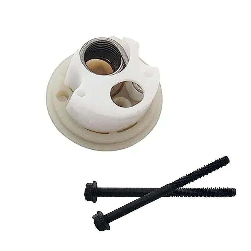 Spring Clamp Kit For Dometic 385236096 Toilet Spring Cartridge With White End Cap And 2 Bolts Kit Metal Replacement