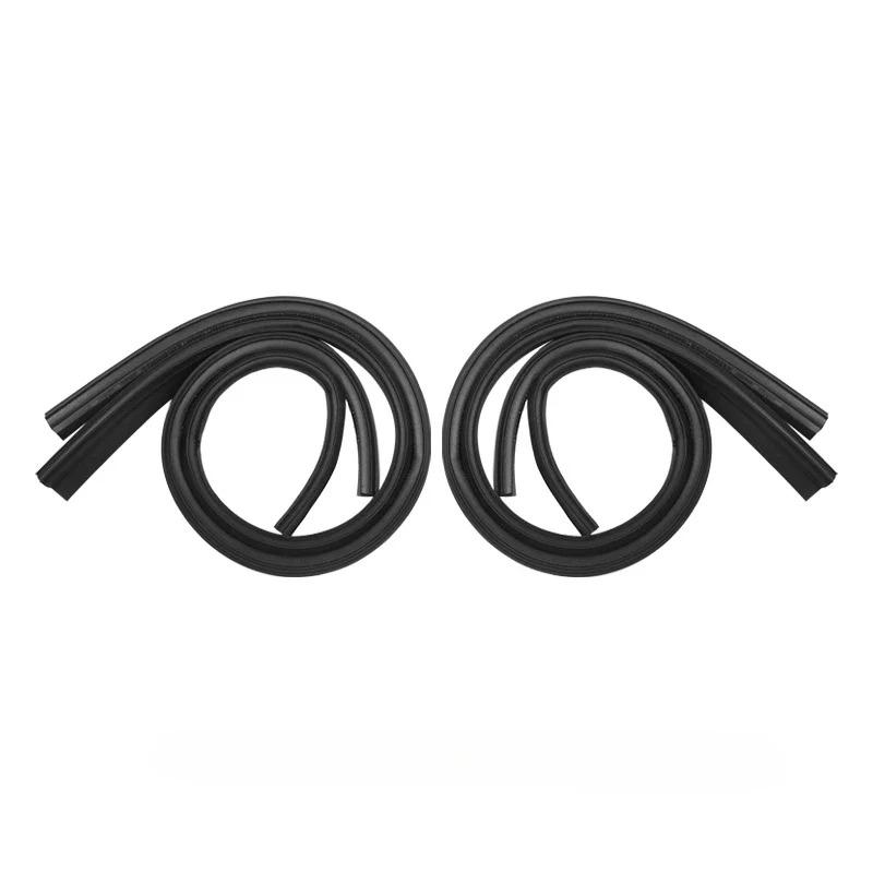 

Уплотнительная полоса порога двери автомобиля для Tesla Cybertruck 2025 Резиновая 4 шт. Шумоизоляционная полоса Уплотнитель двери Звукоизоляционный комплект Автоаксессуары