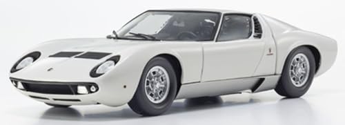 Kyosho Original 1/18 Scale Lamborghini Miura P400 (White) Finished Product KS08314W