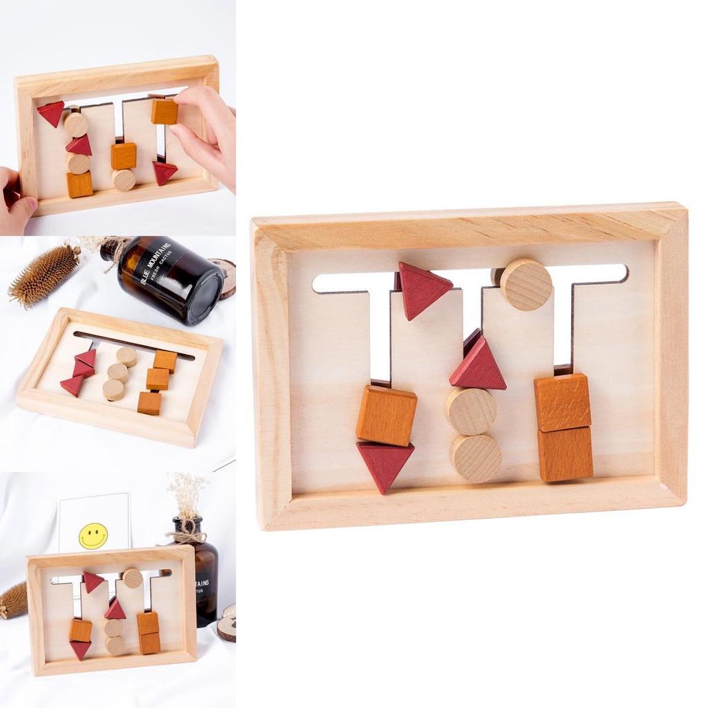 Holz-Formen-Zuordnungsspielbrett Kinder Puzzle Spielzeug Für Frühes Lernen