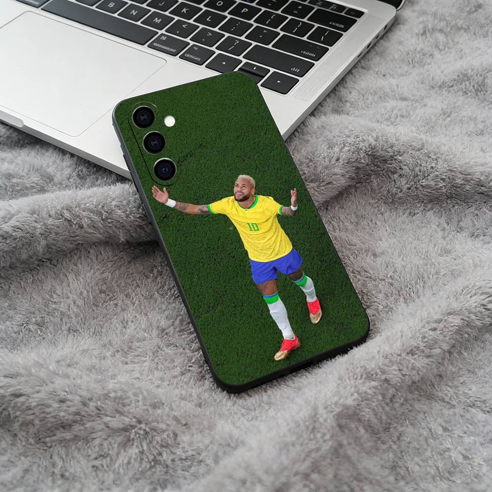 N-10-Neymar Black Soft Silicone Phone Case for Samsung Galaxy A73, A71, A72, A70, A53, A52, A51