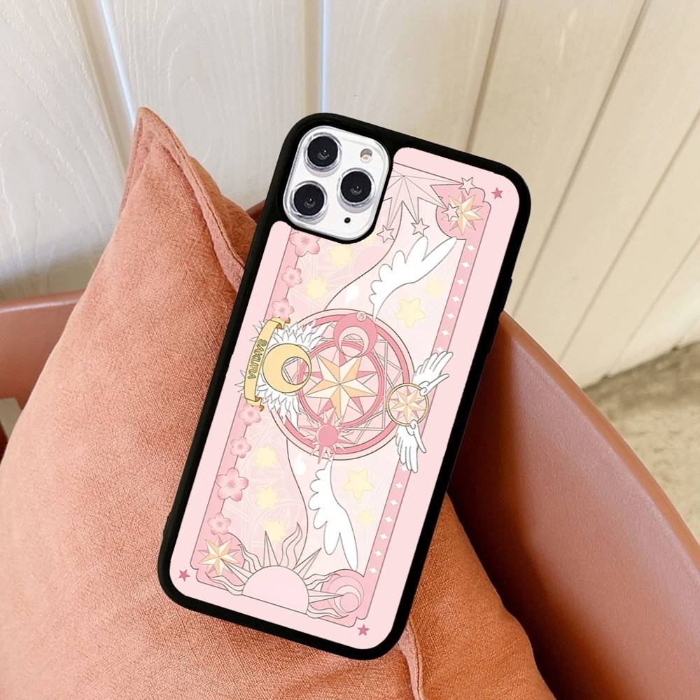 

Чехол для телефона C-Cardcaptor Sakura для iPhone 17 16 Pro Max 11 12 13 14 15 Жесткий ПК+ТПУ Подставка Задняя крышка iPhone 13 pro