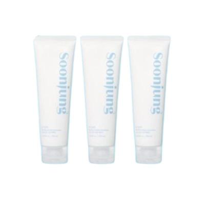 ETUDE SoonJung 10-Free Feuchtigkeits-Emulsion 130ml × 3 – Hydrierende Emulsion mit niedrigem pH-Wert, Panthenol & Madecassosid für empfindliche Haut