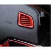 Dashboard L&R Air Outlet Vent Cover For Honda Accord 2018- 10th Bright Red