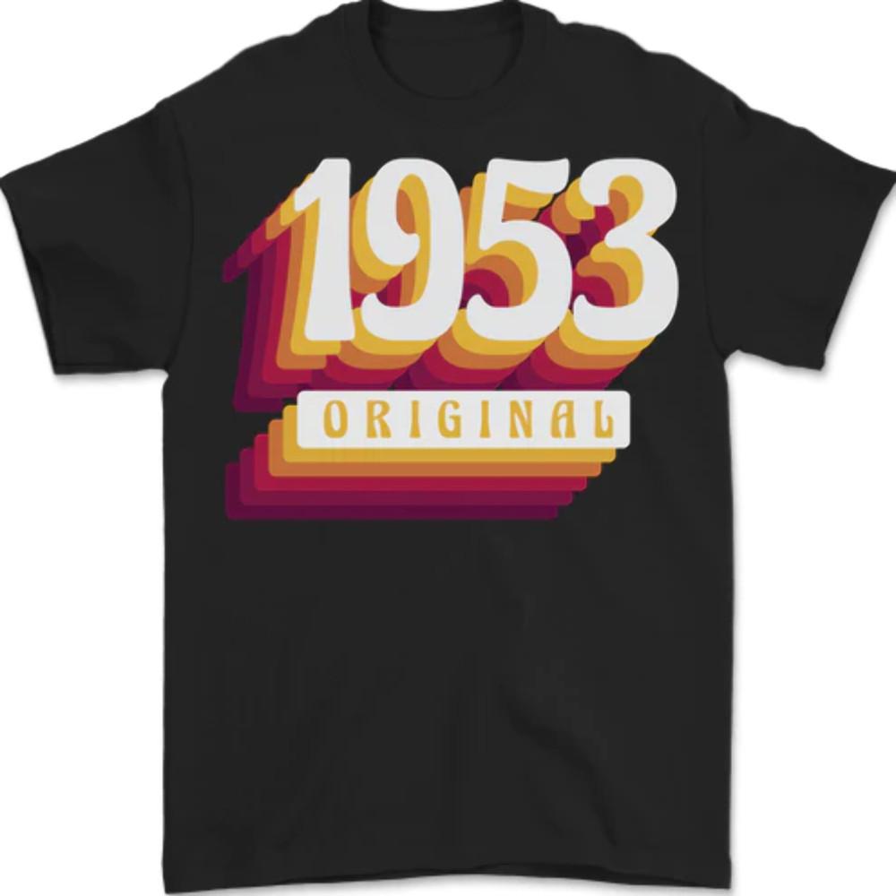 Retro 73rd Birthday Original 1953 Mens T-Shirt 100% Cotton S