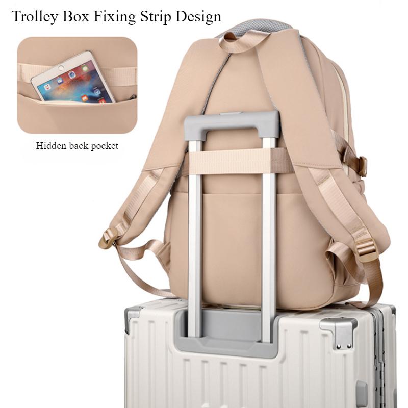 BAIJIAWEI 2024 Summer New Schoolbag High Quality Nylon Waterproof Junior High School Book Bag Lightweight Big Capacity College Student Travel Backpack