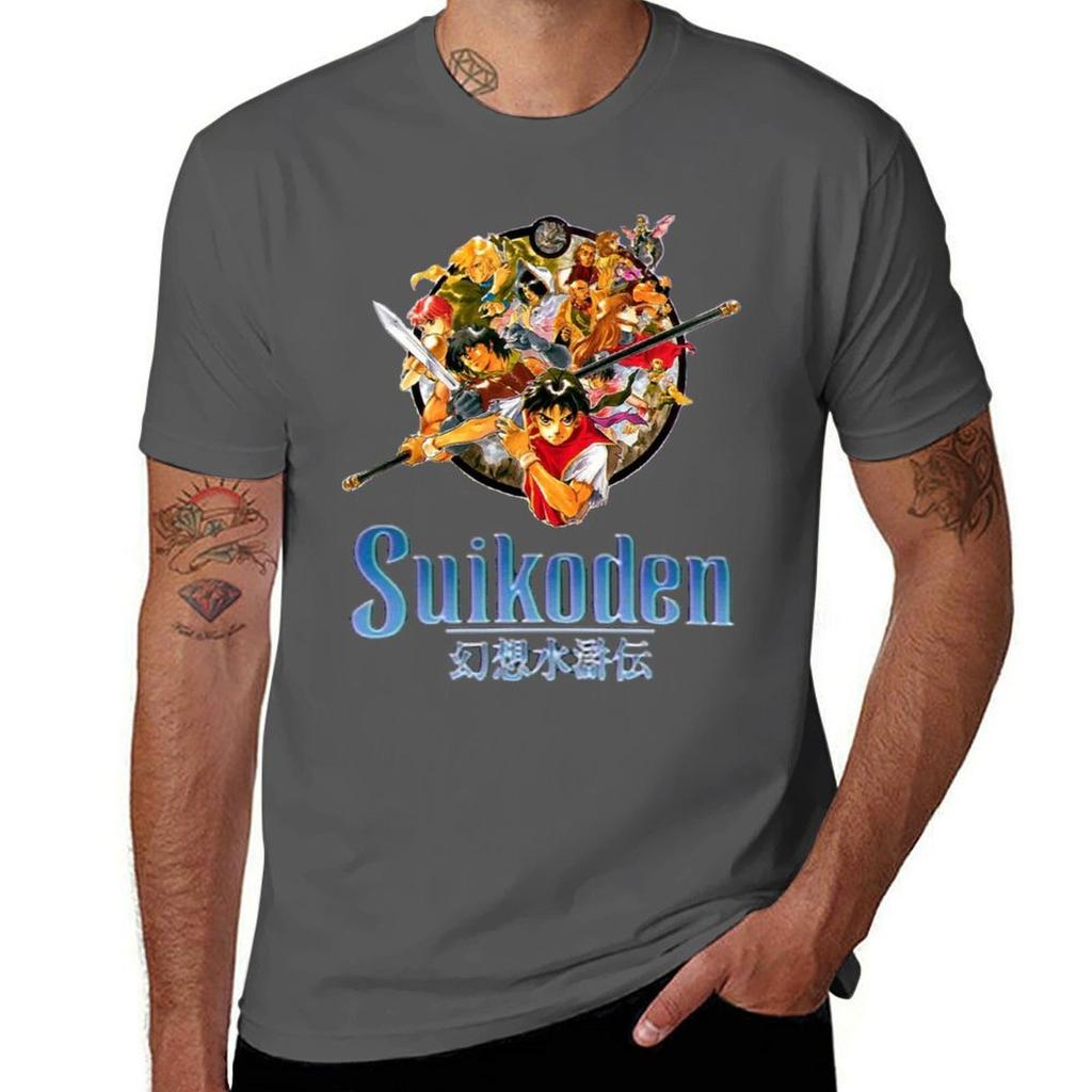 Suikoden TShirt Fashion Casual Short Sleeve TShirt