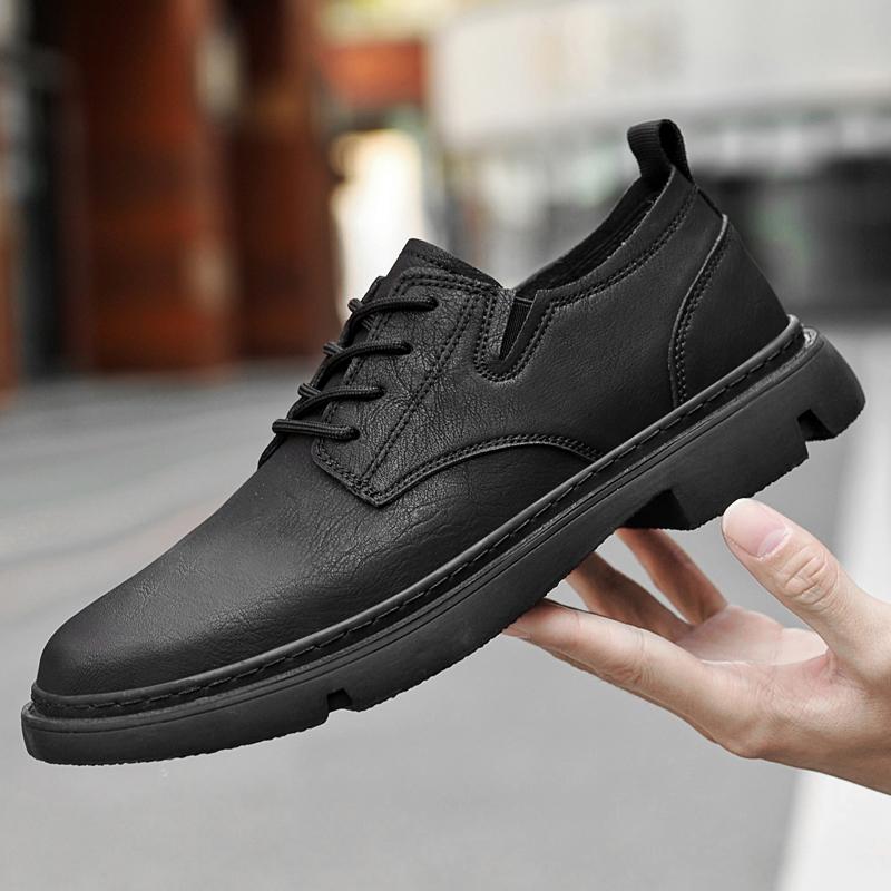 Mote Merke Herresko Ekte Lær Pustende Herre Business Sko Britiske Herre Fritidssko Herre Oxford Sko Sko