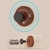 12pcs No-Drill Design Imitation Wood Door Hook Wall-Mounted Self-adhesive Key Holder Removable Vintage Storage Rack Kitchen
