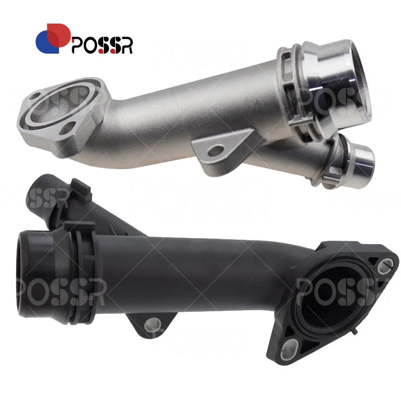 11537505055 Ny motorkylningssystemfläns Plast & Aluminium Rördelar För BMW 1/2/5 Serien E81 E46 E85 E83 11537560130