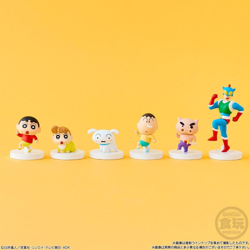 BANDAI Crayon Shin-chan Chocolate Box "Kasukabe March" 14-Piece Box Candy Toy