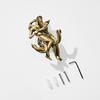 Romantic Gold Bathroom Towel Hook Robe Brass Coat and Clothes Hook, Classic Heavy Duty Wall Hook for Bathroom MB-0812B