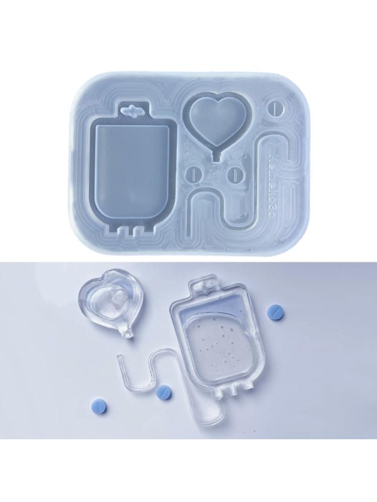 Nurse Theme Silicone Mold Crystal Epoxy Shaker Filler Silicone Molds Resin Fillings Mould Quicksand Resin Mold