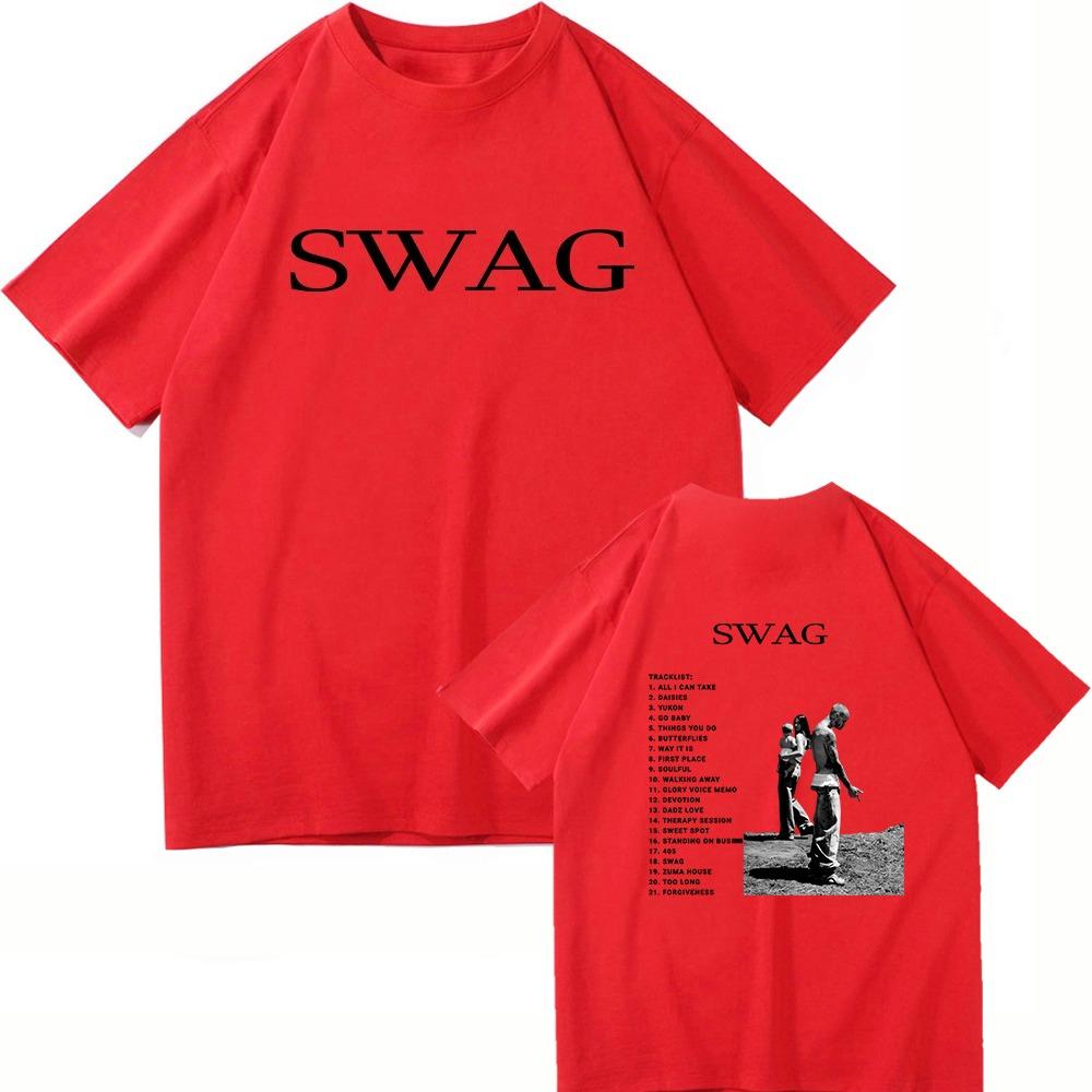 Retro Urban Streetwear Tshirt Double Sided Letter  Figure Graphic Unisex Loose Fit Cotton Short Sleeve Tee