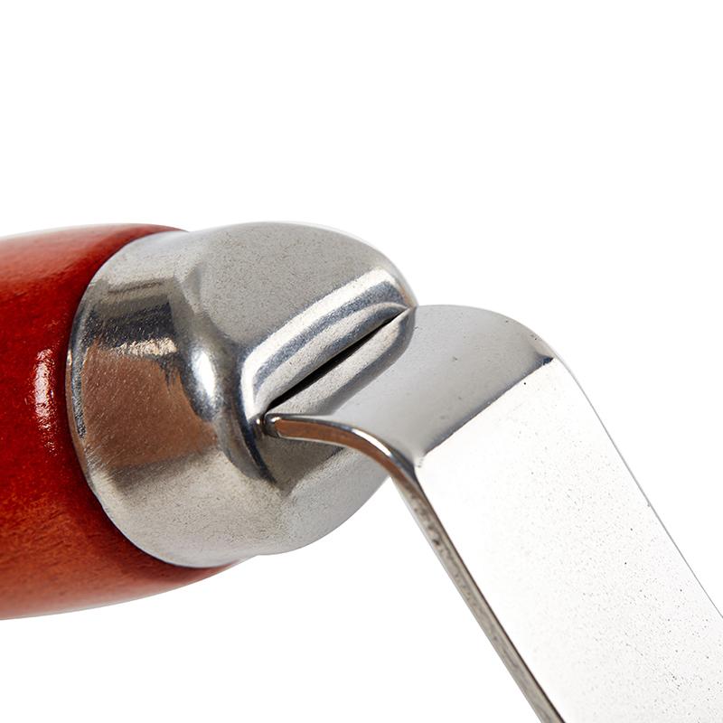 Coconut Meat Remover Stainless Steel Wood Handle Manual Portable Removal Hole Opener Handheld