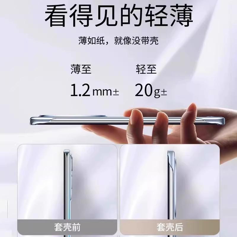 Suitable for vivos11 mobile phone case, the new ultra-thin transparent borderless VIVOS11 protective case lens is anti-drop.