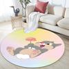 Thumper pattern round rug,Carpet Rug for Living Room Bedroom Playroom ,Non-slip Floor Mat,Holiday Gifts and Birthday Gifts.