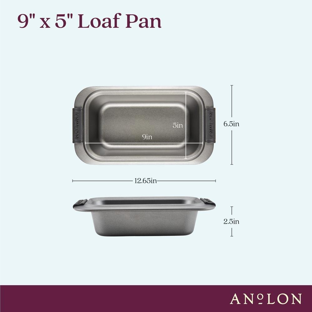 Advanced Nonstick Loaf Pan Bread Pan Dishwasher Safe Meatloaf Baking Kitchen Bakeware Easy Clean Durable Heat Resistant Heavy