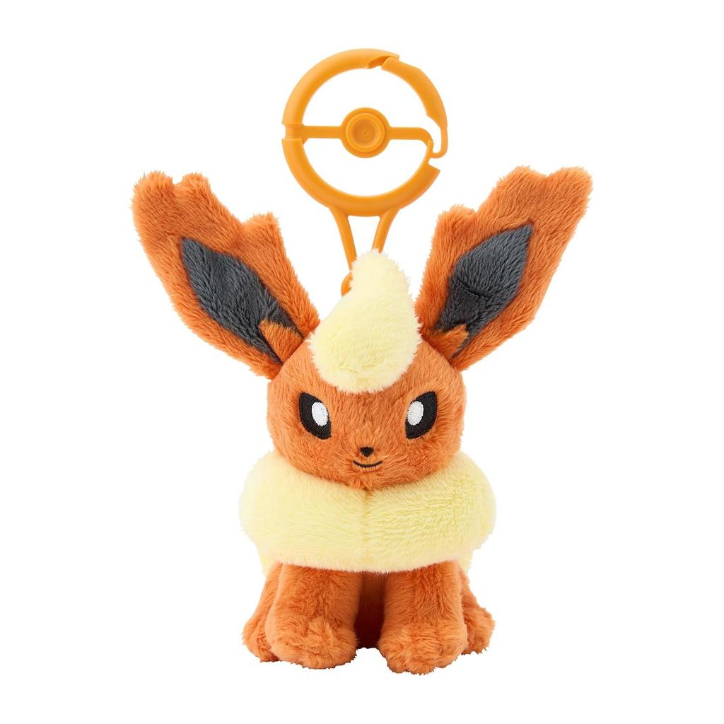 Pokemon Mascot with Carabiner Flareon Japan NEW Pocket Monster
