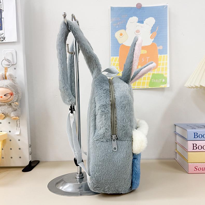 Creative Cute Cartoon Fox Plush Crossbody Bag - Soft and Sweet for Girls and Students
