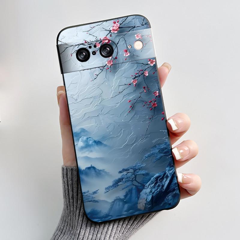 Casing For Google Pixel 8 Pro 8A Case Aesthetic Fashion Cute Cat Soft Silicone Shockproof Back Cover Ultra Slim Thin Phone Case