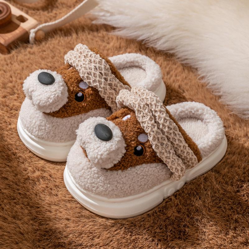

Children s Cartoon Non-Slip Winter Slippers with Fleece Lining for Boys and Girls 15CM (2-3 years)