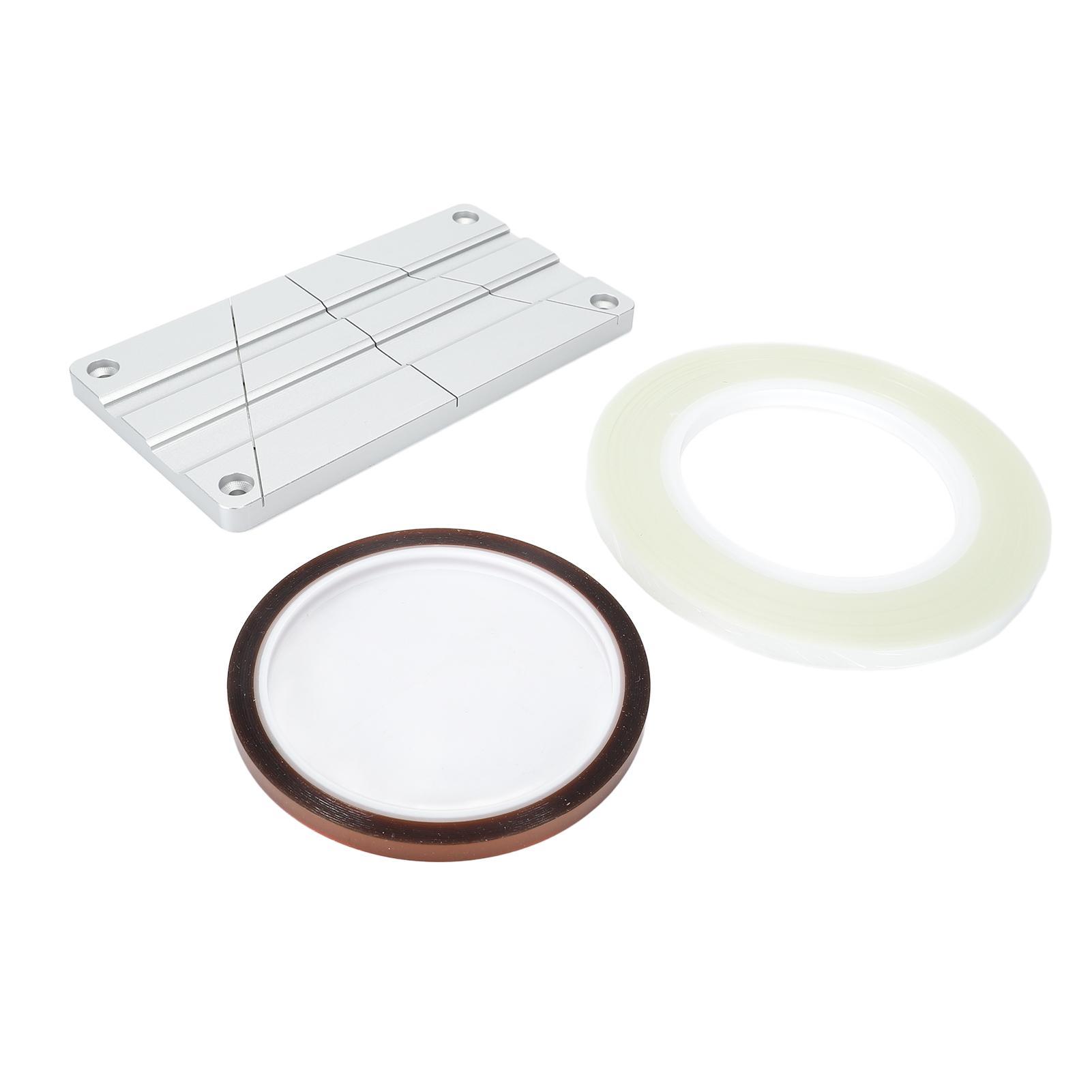 

12 14 10inch Tape Splicing Set Professional Aluminum Alloy Reel to Reel Tape Splicing Block with золотой