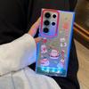 Christmas Call Flash Phone Case for Samsung S25 Ultra/A56/A36/S26, Voice Control & Induction Anti-fall Protection