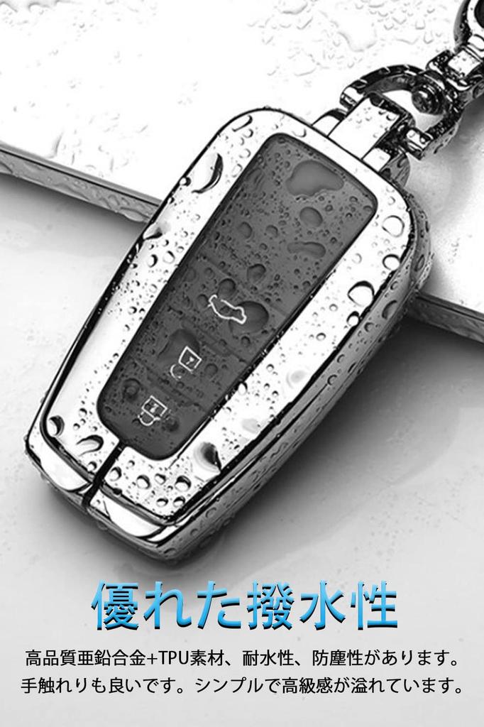 Key Case for Toyota Smart Key Case Key Cover Zinc Alloy TPU Soft to the Touch Toyota Exclusive Design Key Holder TOYOTA New Sienta Yaris YARIS Mark X