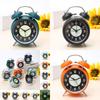 Battery-powered Round Nighttime Luminous Alarm Clock For Bedroom Table