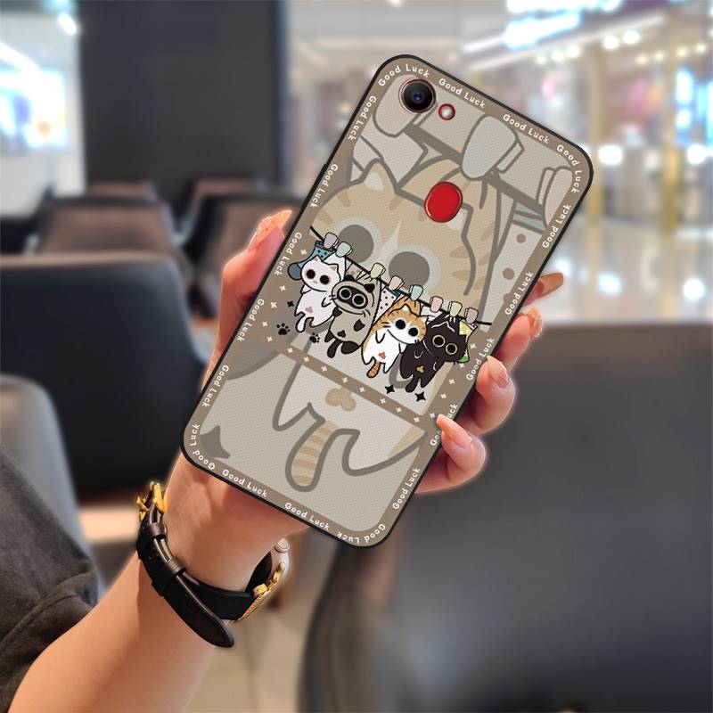 Anti-dust Cartoon Phone Case For OPPO F7 Graffiti Soft Case Silicone Protective Dirt-resistant Anti-knock Full Wrap TPU