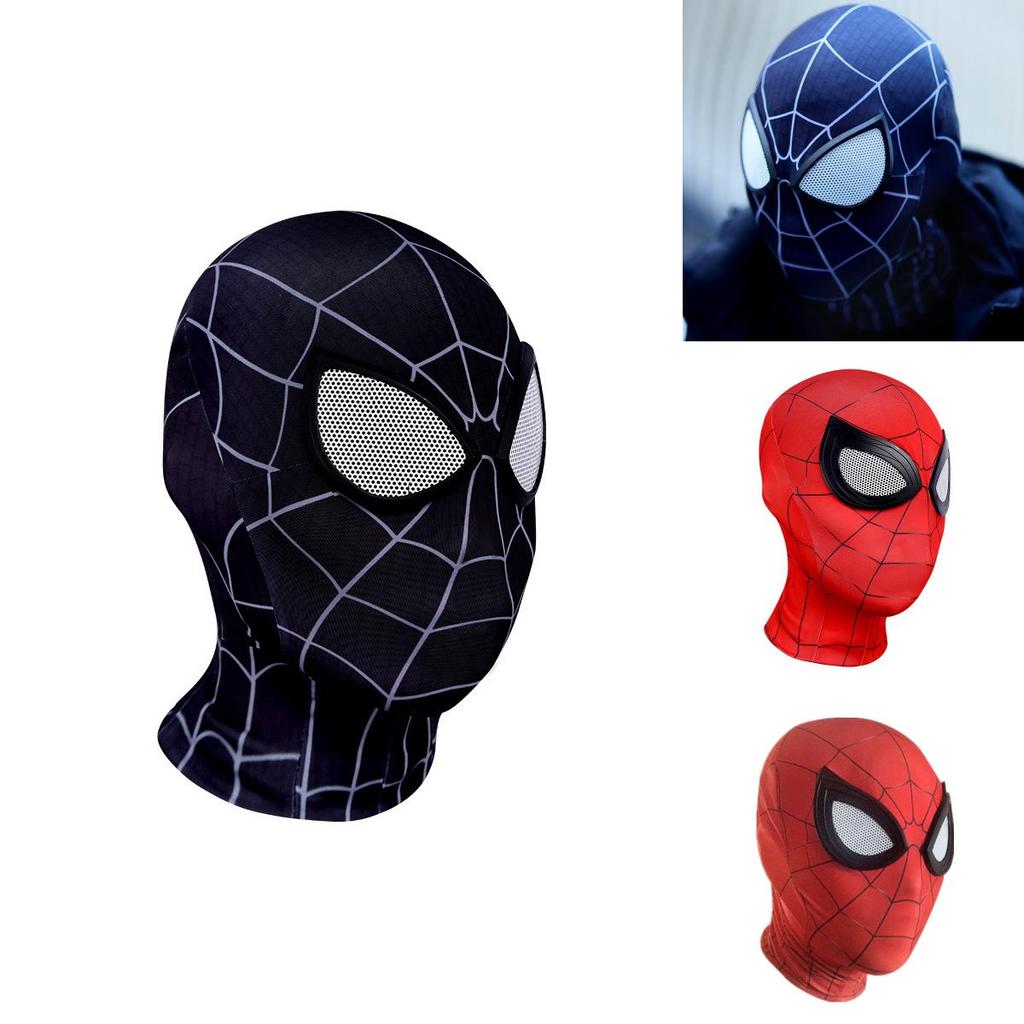 Marvel Spider-man Head Mask Adult Cosplay Costume Accessory Lightweight Comfortable