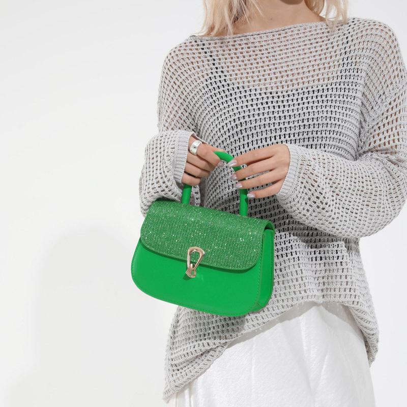 Small bag 2025 new spring and summer fashion small square bag underarm commuter women's bag foreign texture shoulder messenger bag
