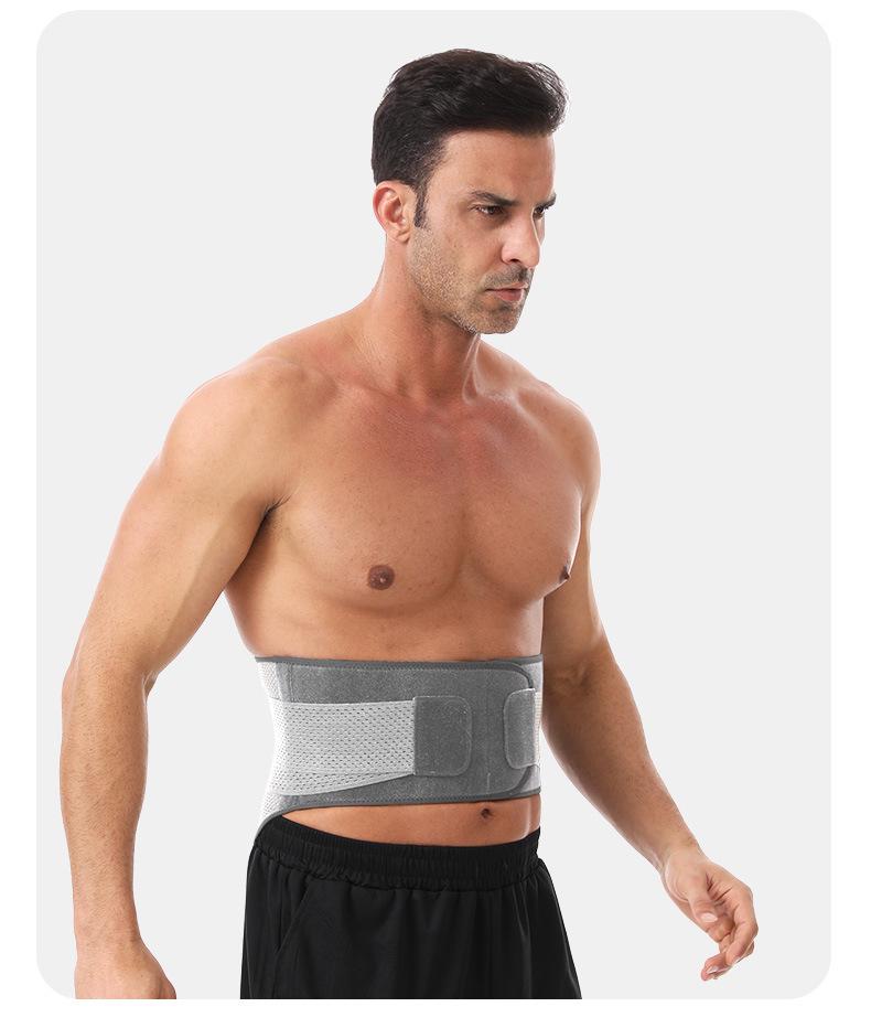 Professional Lumbar Support Belt for Fitness, Squats, Running, and Badminton with Tummy Control and Breathable Mesh Design.