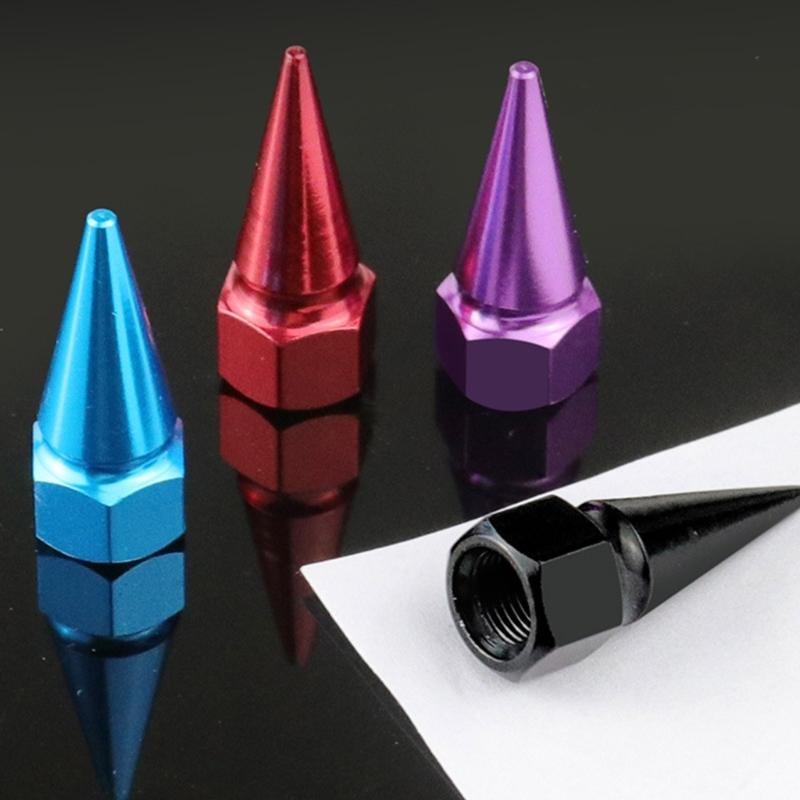 Universal SUV Trucks Bikes Motorcycles Corrosion Resistant Tire Valves Covers for Road Trips and Off Roading Adventures