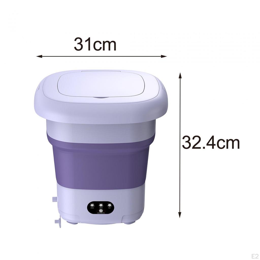 Foldable Mini Washing Machine Collapsible 9L Portable for RV Camping