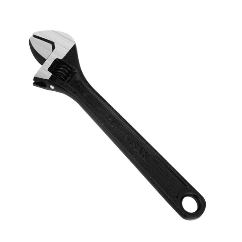 Adjustable Wrench Bathroom Ratchet Wrench Electrician Household Mechanic Woodworking Wrench 8/10/12inch