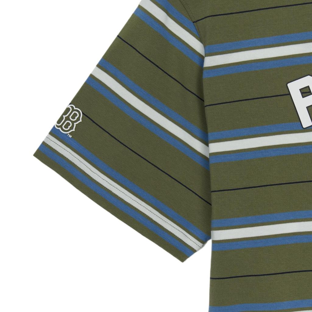 New MLB Boston Red Sox T Shirt Women's Khaki 3ATSV0353-43KAL