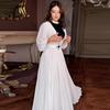 2024 Summer Women's Elegant Color Block Pleated Slim Dress