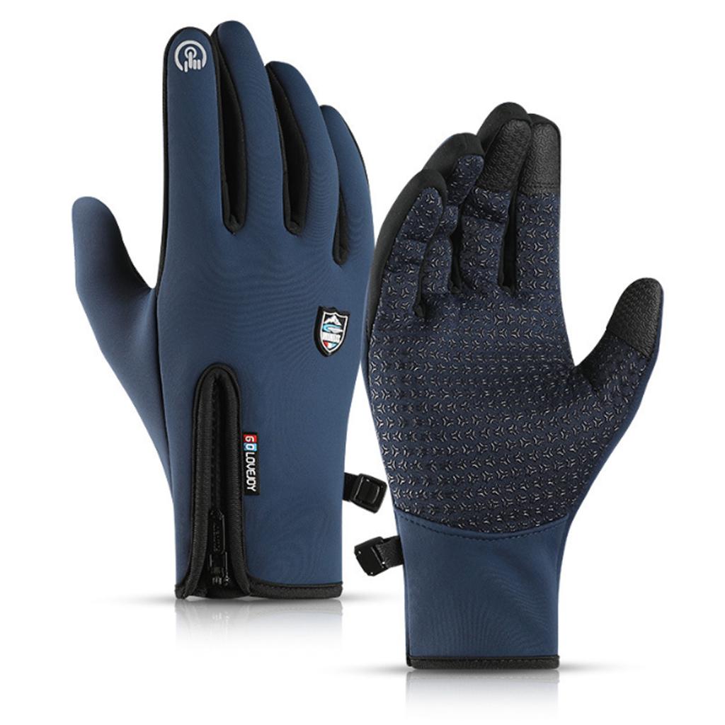 Buy Winter Gloves Antiskid Thermal Damping Fleece Gloves Motorcycle