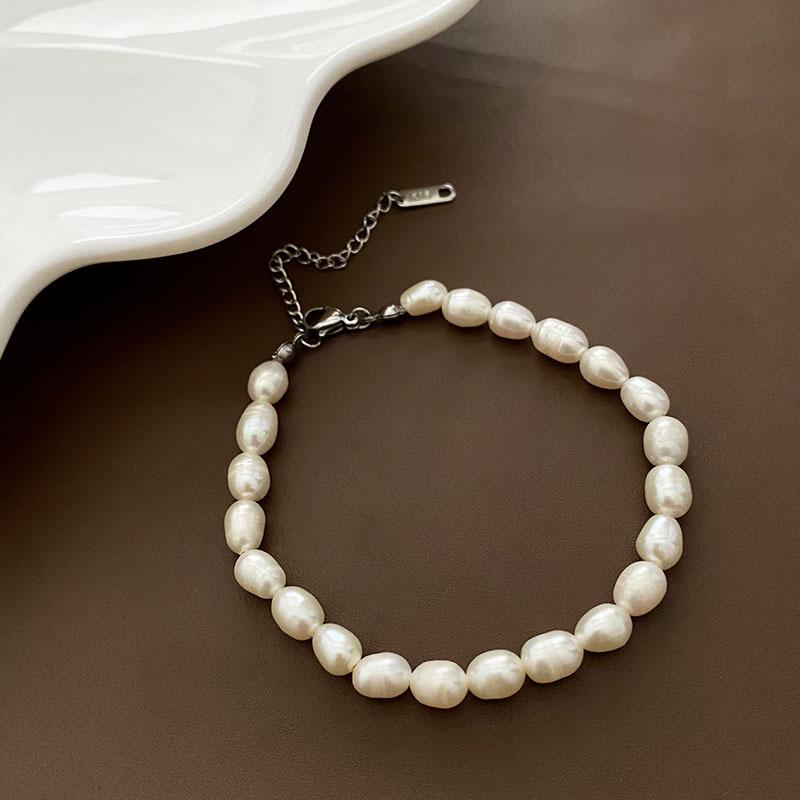 

Летнее роскошное колье-ключица из пресноводного жемчуга 2023 года для женщин: Барокко Сладкий, Крутой Стиль