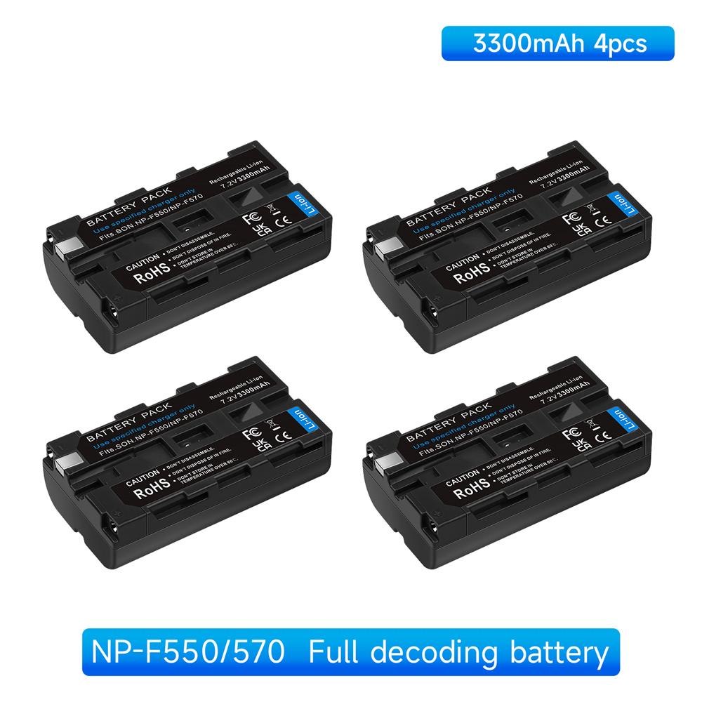 NPF550 NPF570 NPF970 NP F550 F570 F330 NP F970 F770 F960 Kamera Batterie 3300mah für Sony CCD-SC55 TR516 TR716 TR818 Batterien
