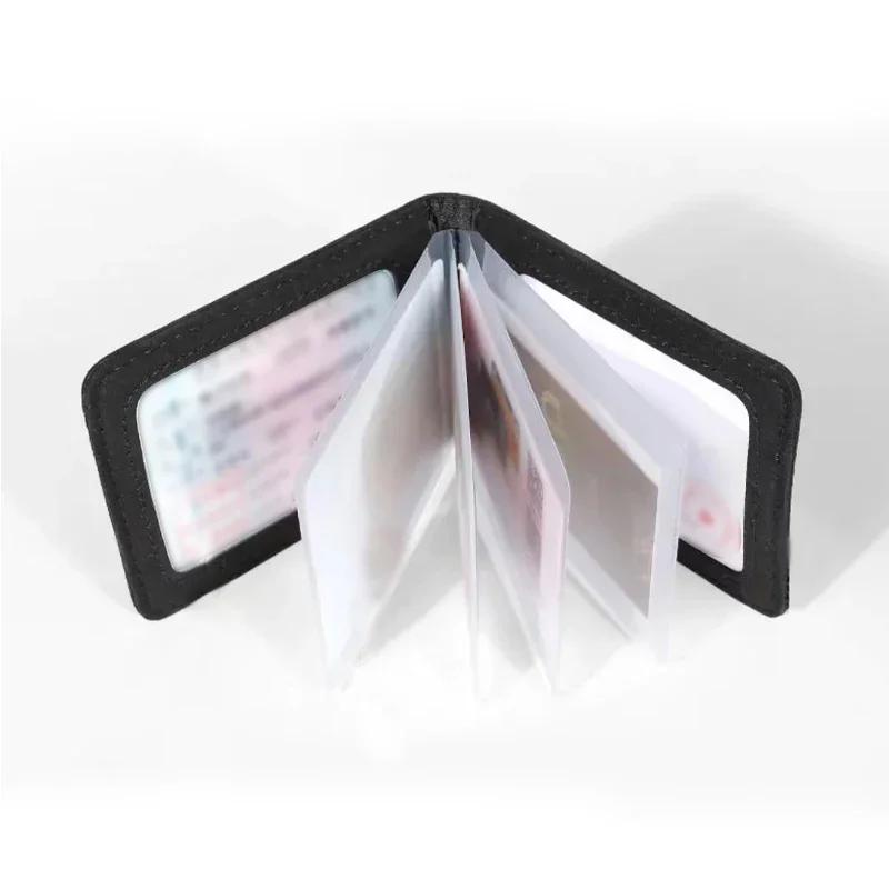 Car Sticker 2026 1Pcs Portable Car Driver License Holder PU Leather Card Bag For Ford Raptor Fiesta Focus 2 3 4 Mondeo Ecosport