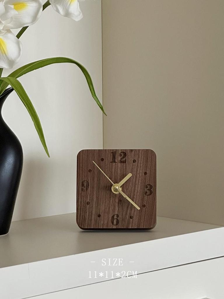 Retro Vinyl Record Wall & Desk Clock for Living Room or Office Decoration