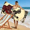 Die Abenteuer von Tim und Struppi Strandtuch, Großes Weiches Schnelltrocknendes Handtuch für Strand Camping Schwimmen