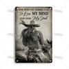 Artisian Ride Horse Metal Poster Cowgirl Cowboy Tin Plate Horse Racing Decorative Sign Wall Decor Garage Bar Pub Club Hotel Cafe