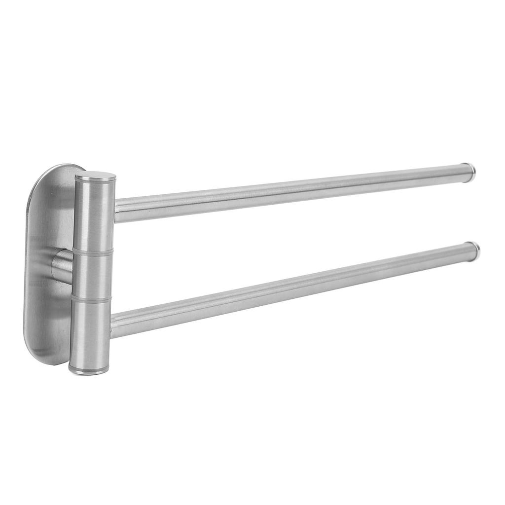 Swivel Towel Bar Swing Out Towel Rack for Bathroom Wall Towel Holder 304 Stainless Steel 2 Arm