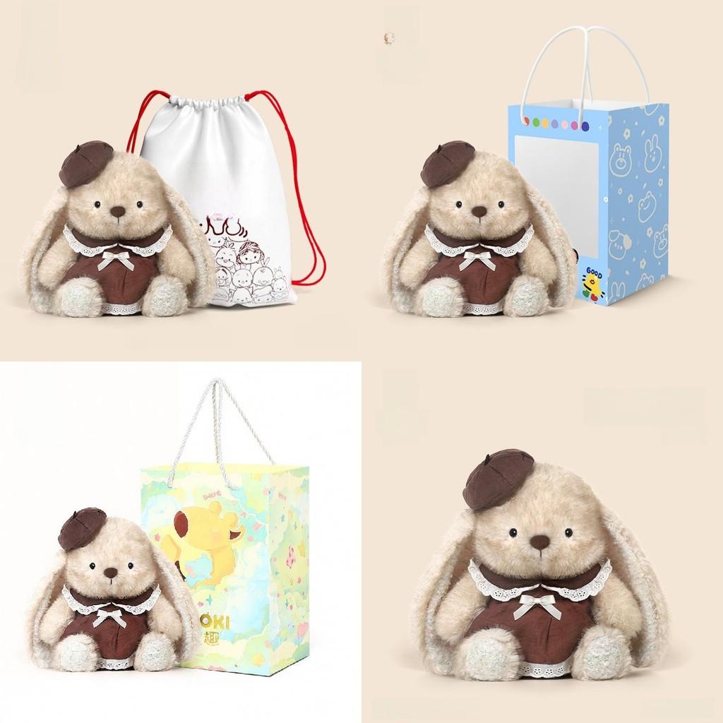 Rabbit Plush Toy With Long Pile Fur For Kids Sleep Companion And Giftgiving