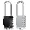 Wasserdichter Koffer Langbügel Vorhängeschloss 4-stellige Zahlenkombination Schloss Codiertes Schloss Außenbereich
